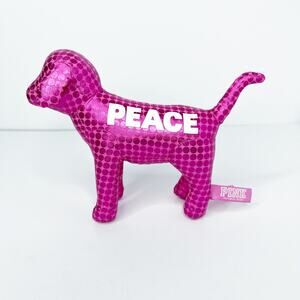 Victoria's Secret Pink Peace Stuff Dog
